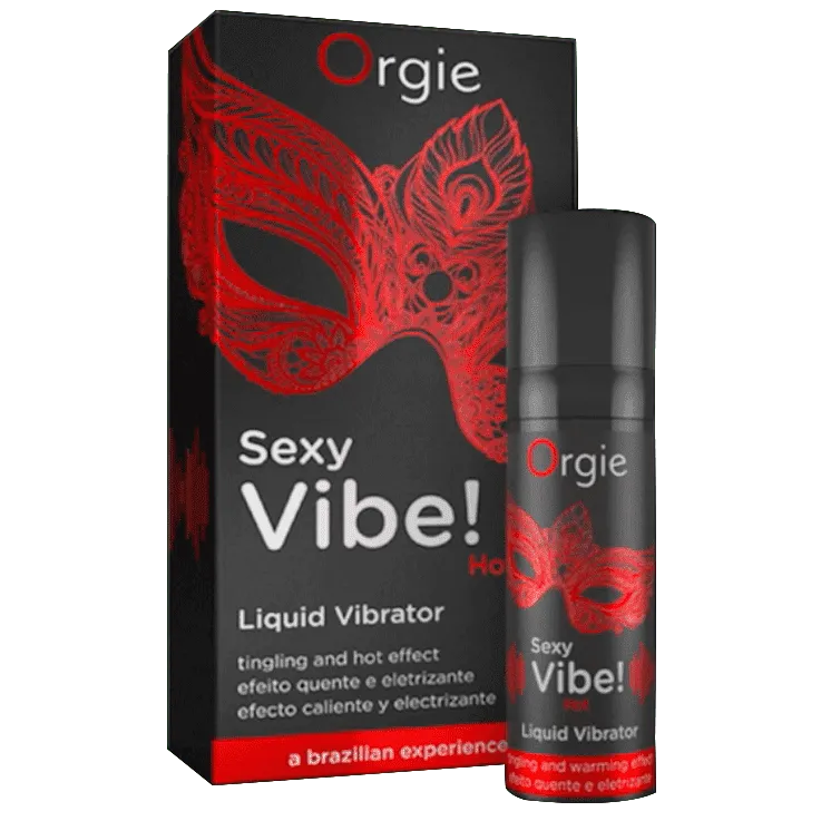 SEXY VIBE HOT LIQUID VIBRATOR ROJO