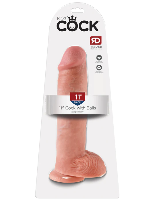 PD5510-21 KING COCK 11¨COCK W/BALLS