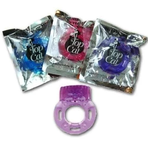 REUSABLE COCK RING VIBE TOP CAT MI