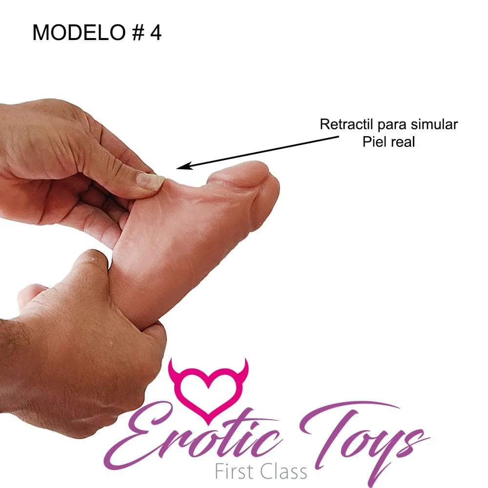 EROTIC TOYS REAL COCK 81PH PIEL RETRACTIL