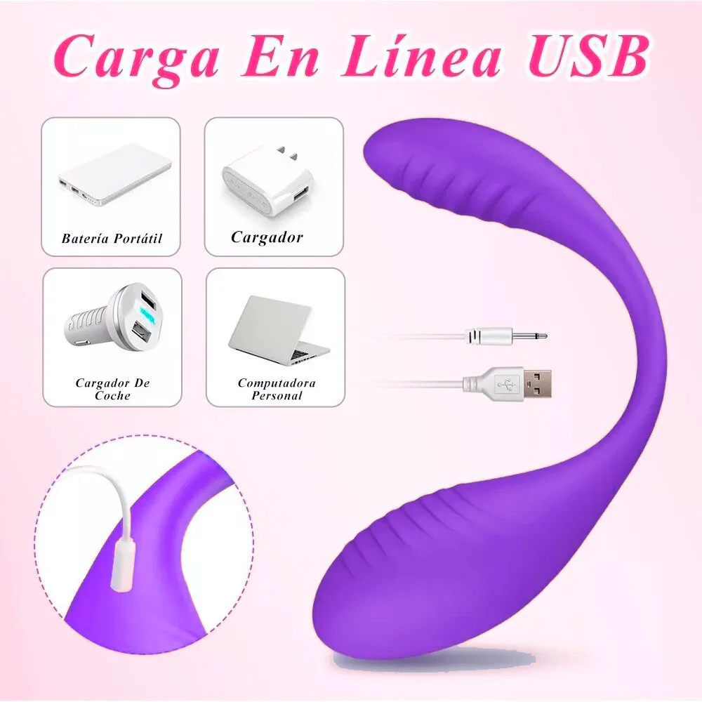 Vibrador a distancia bluetooth Doble vibracion