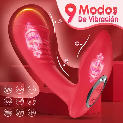 Vibrador sexual para mujer doble estimulación con aplicacion