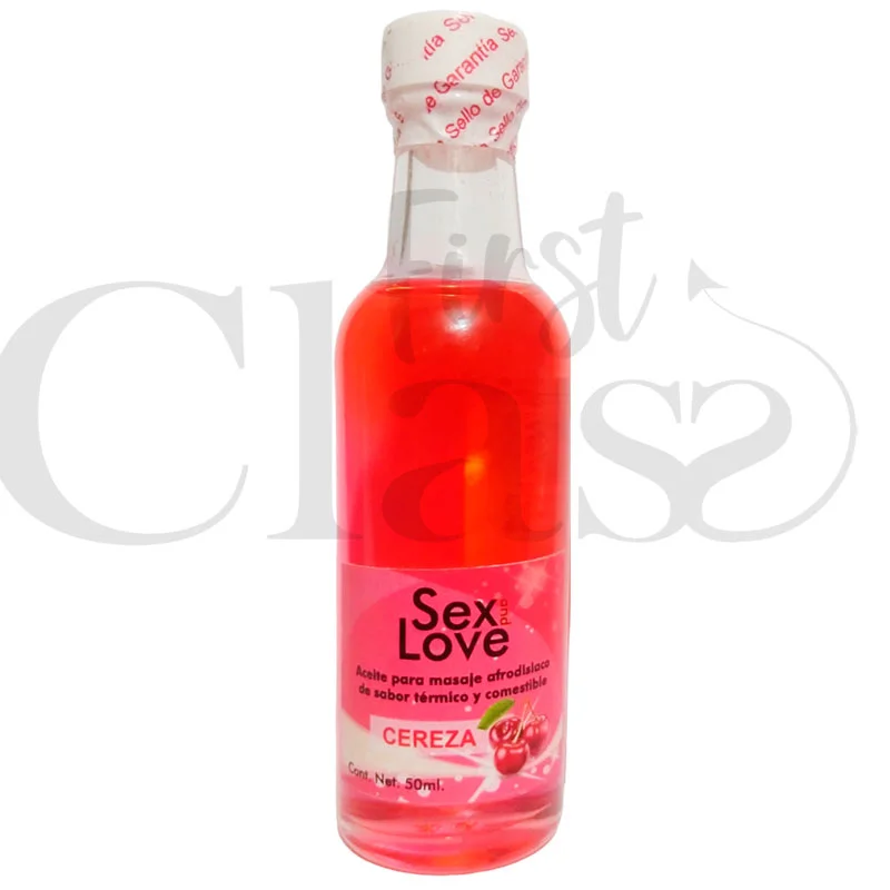 ACEITE CALIENTE SEX AND LOVE  CEREZA