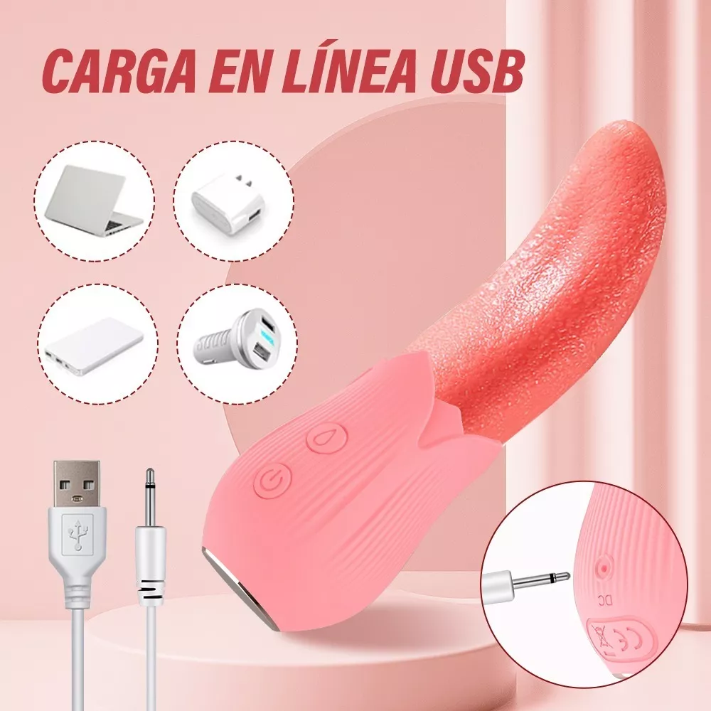 Juguete Sexual Lengua Vibradora Recargable